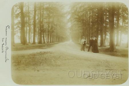 Koelaan-1897-002.jpg - De Koelaan, ook wel Koesteeg genoemd, is één van de oudste lanen van Zeist. Foto genomen, vanuit de richting van slot Zeist, in 1897.